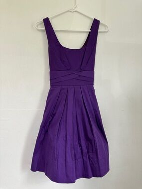 Delia’s Purple Sleeveless Pleated A-Line Dress